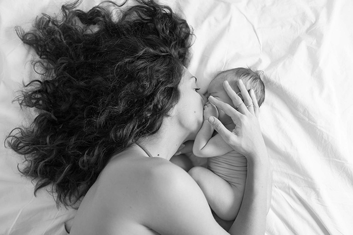 Sesión recién nacido mamá fotógrafo Zaragoza