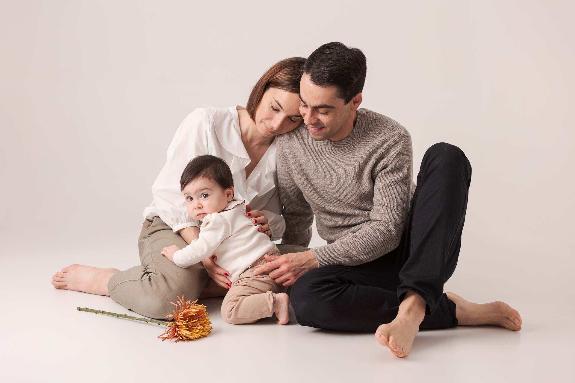 fotografia familia en estudio zaragoza